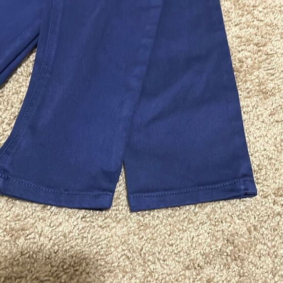 Level 99 Womens 26 Janice Midrise Ultra Skinny Jean Solid Blue Stretch Denim New - Picture 6 of 9